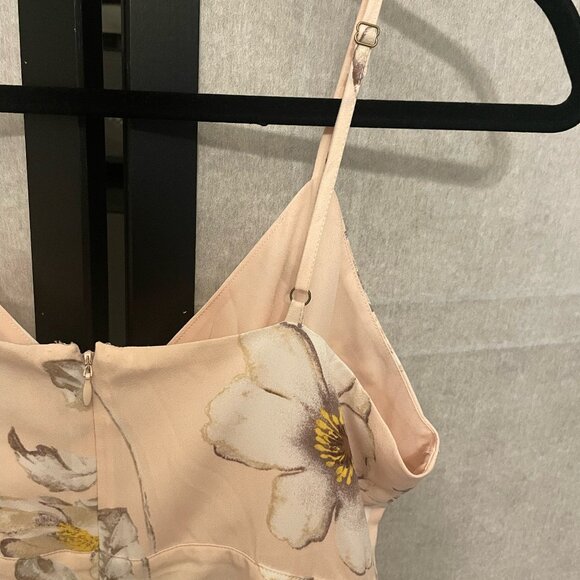 J.O.A. Celadine Blush Pink Floral High Low Dress - Picture 5 of 7